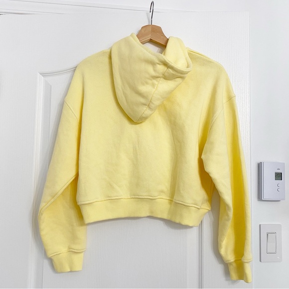 ZARA | heavy weight yellow zip up sweater - Picture 3 of 6